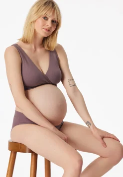 Bustier Schwangerschaftswäsche mauve - Unique Maternity