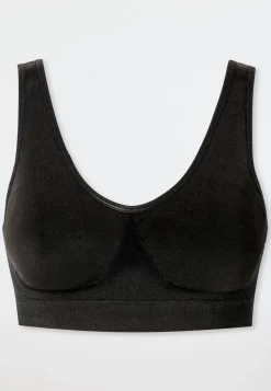 Bustier seamless herausnehmbare Pads schwarz- Classic Seamless