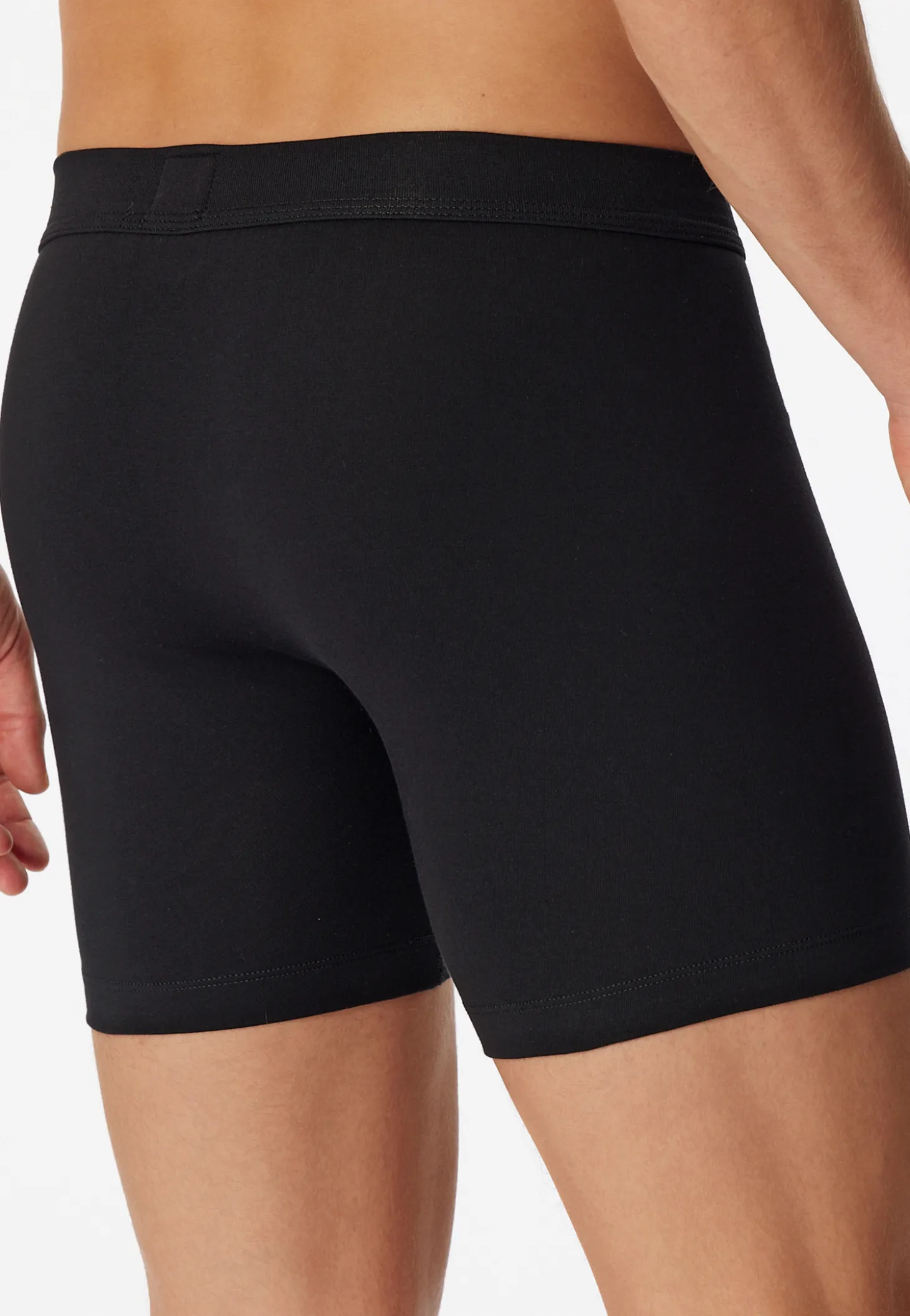 Cyclist Shorts Eingriff schwarz - Long Life Cotton