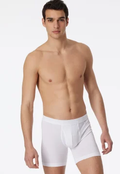 Cyclist Shorts Eingriff weiß - Long Life Cotton