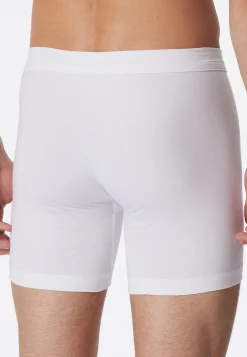 Cyclist Shorts Eingriff weiß - Long Life Cotton