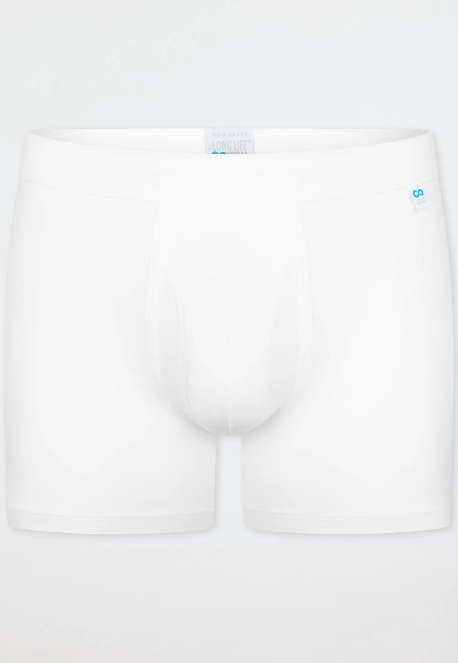 Cyclist Shorts Eingriff weiß - Long Life Cotton