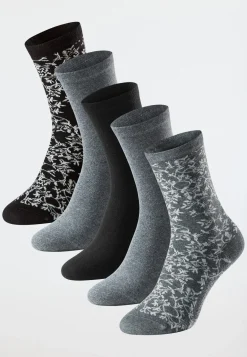 Damensocken 5er-Pack mehrfarbig - Bluebird