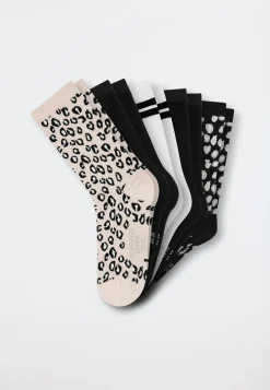 Damensocken 5er-Pack mehrfarbig - Bluebird