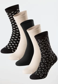 Damensocken 5er-Pack mehrfarbig - Bluebird