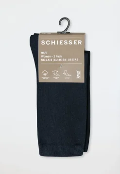 Damensocken 2er-Pack nachtblau - 95/5