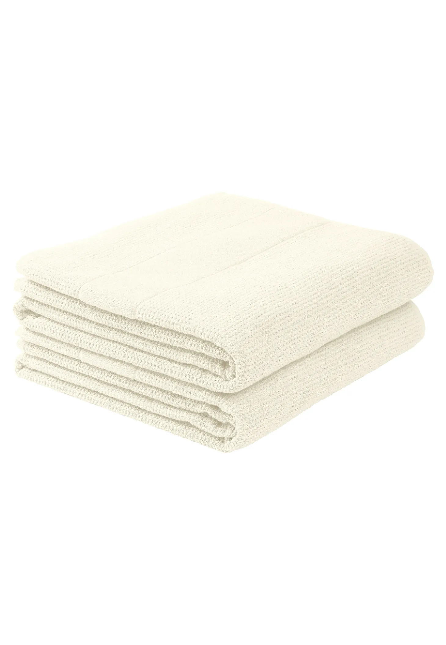 Duschtuch 2er-Pack 70x140 cm off-white - SCHIESSER Home