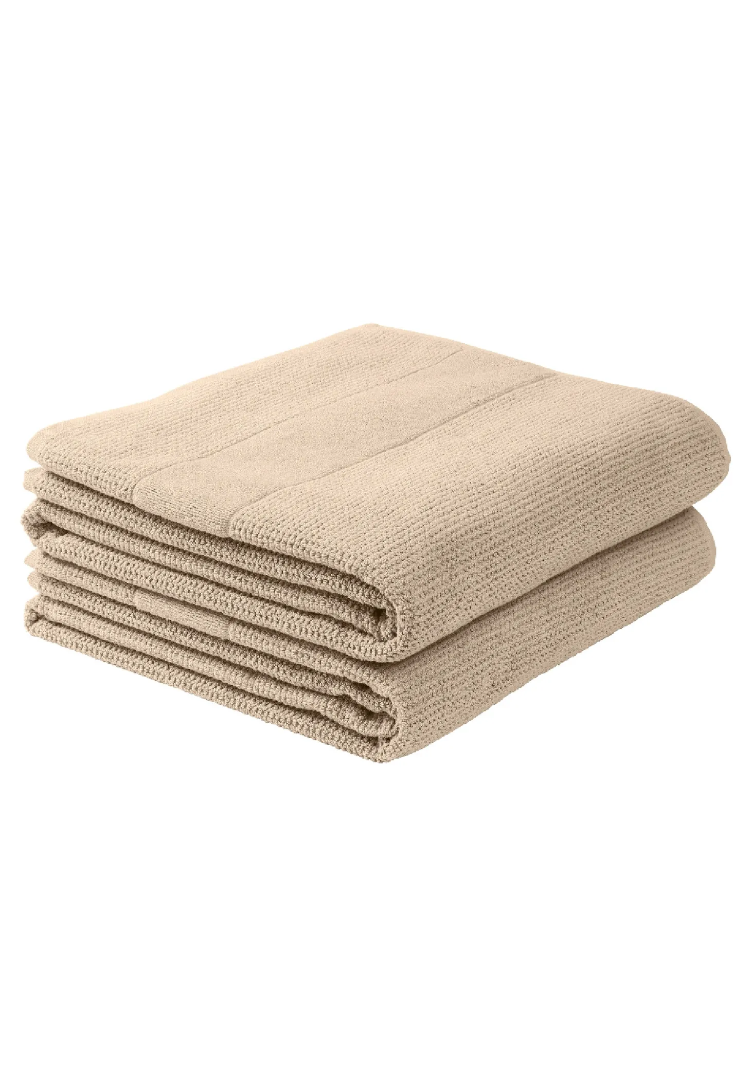 Duschtuch 2er-Pack 70x140 cm sahara - SCHIESSER Home