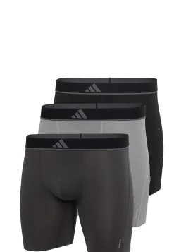 Enge Boxershorts 3er-Pack Schwarz/Grau - ADIDAS