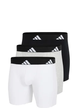 Enge Boxershorts 3er-Pack Schwarz/Grau/Weiss - ADIDAS