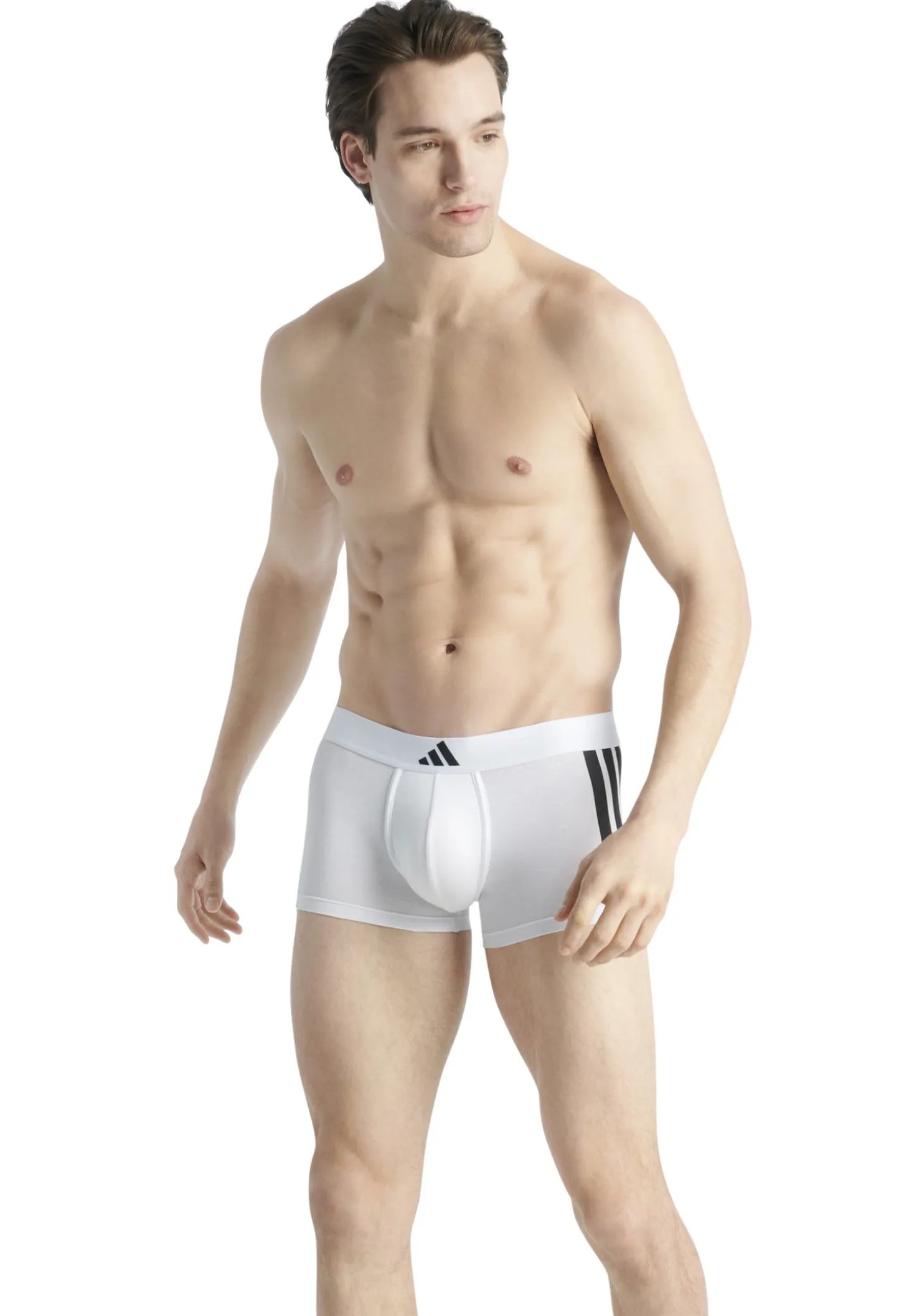 Enge Boxershorts 2er-Pack Schwarz/Weiss - ADIDAS