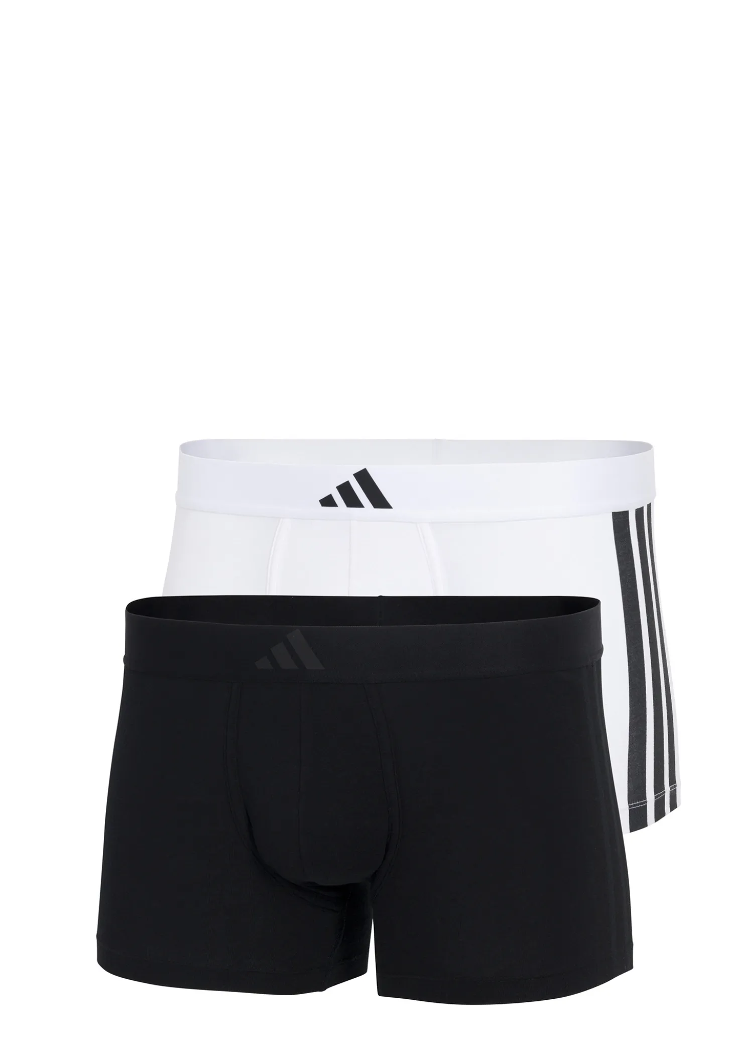 Enge Boxershorts 2er-Pack Schwarz/Weiss - ADIDAS