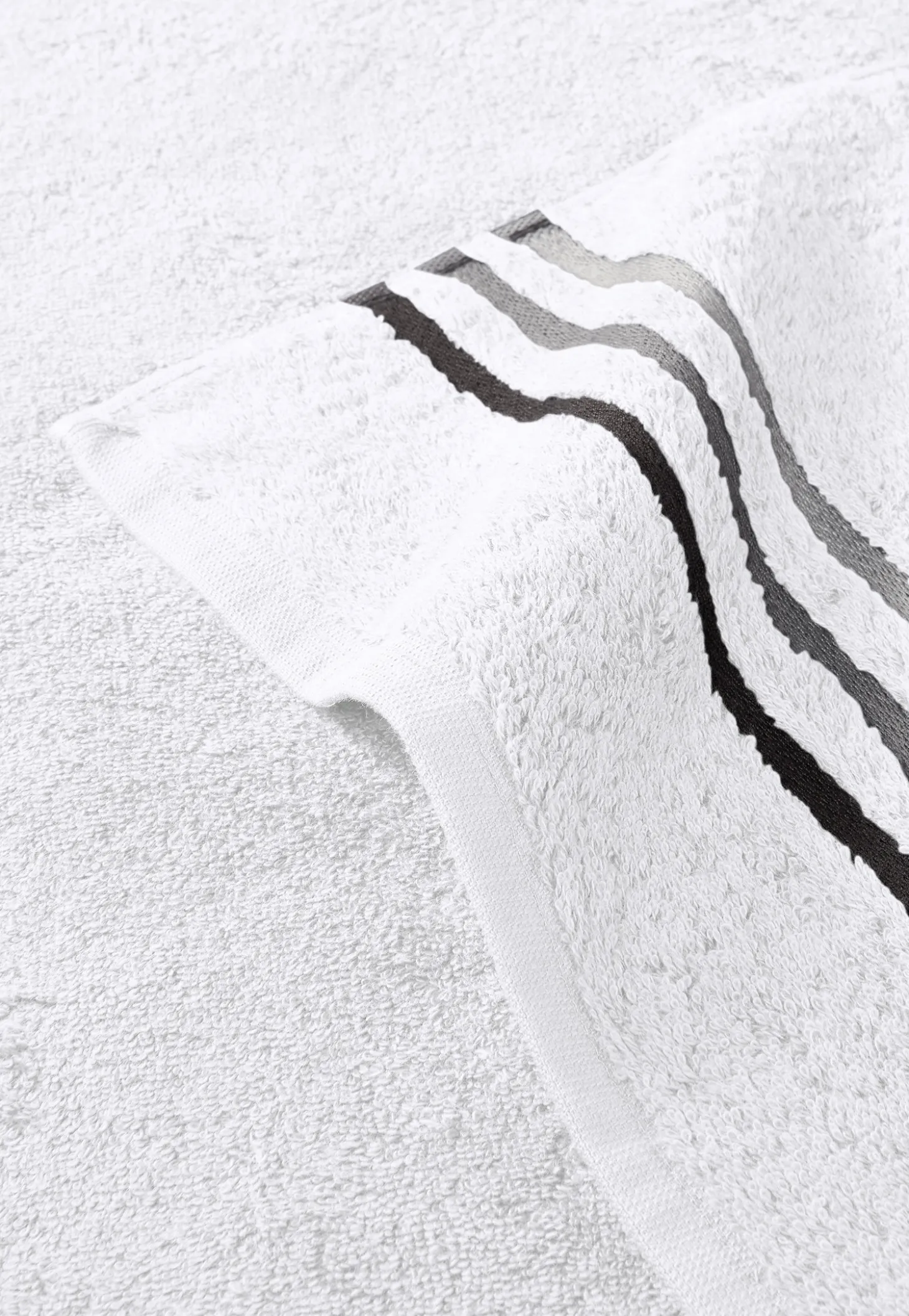 Gästetuch Skyline Color 30x50 weiß - SCHIESSER Home