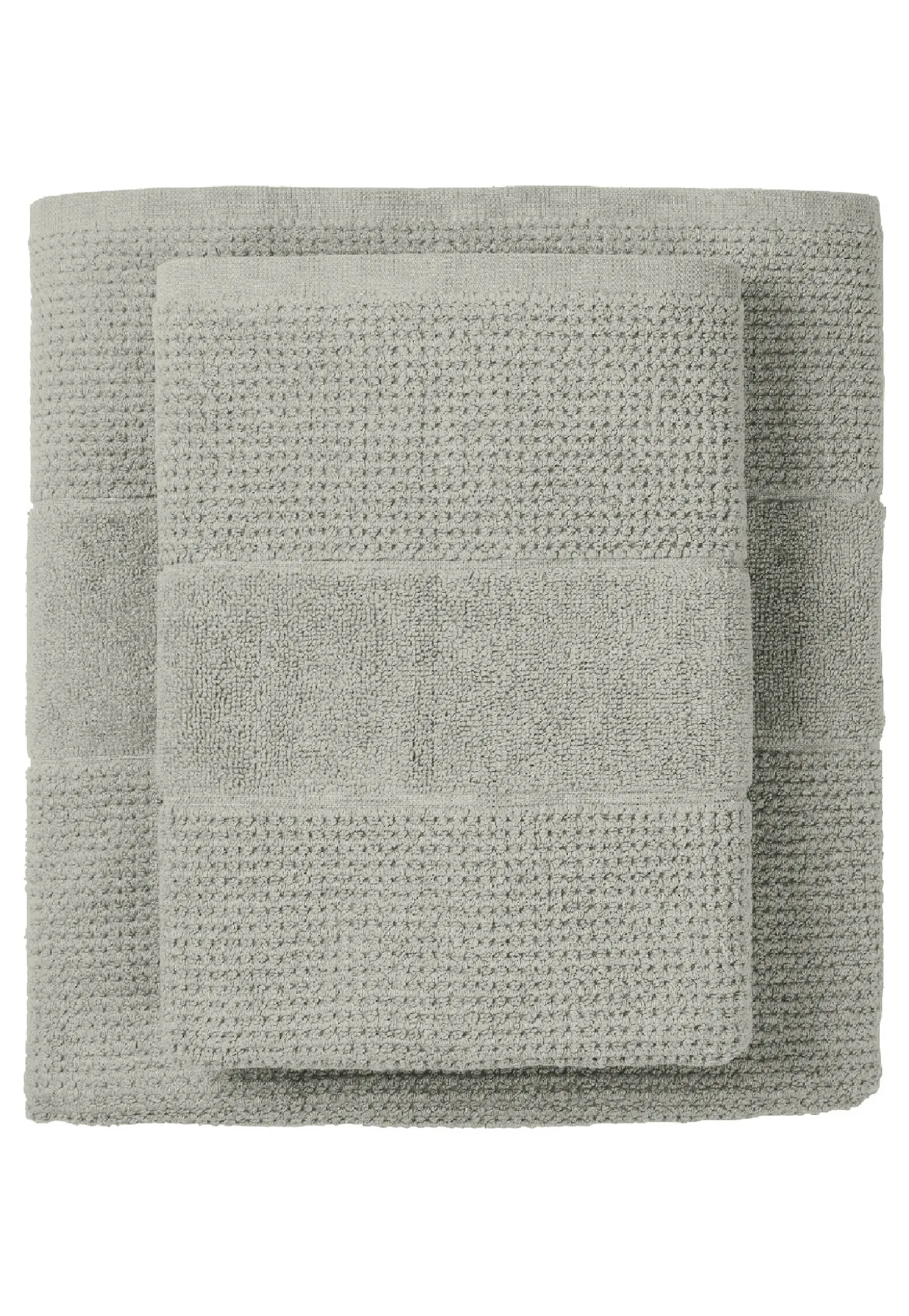 Handtuch 4er-Pack 50x100 cm hellgrau - SCHIESSER Home