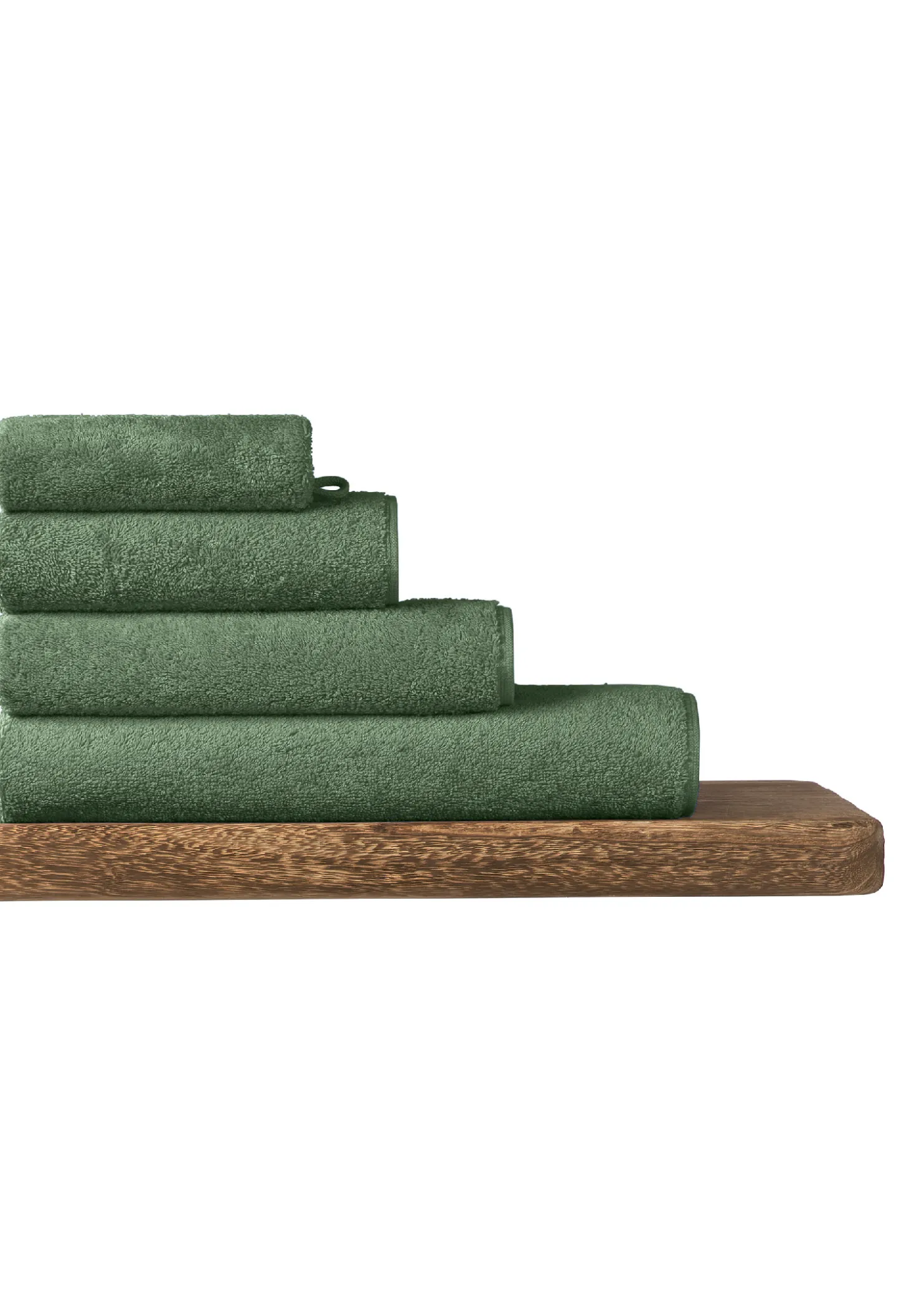Handtuch Milano 50x100 dunkelgrün - SCHIESSER Home
