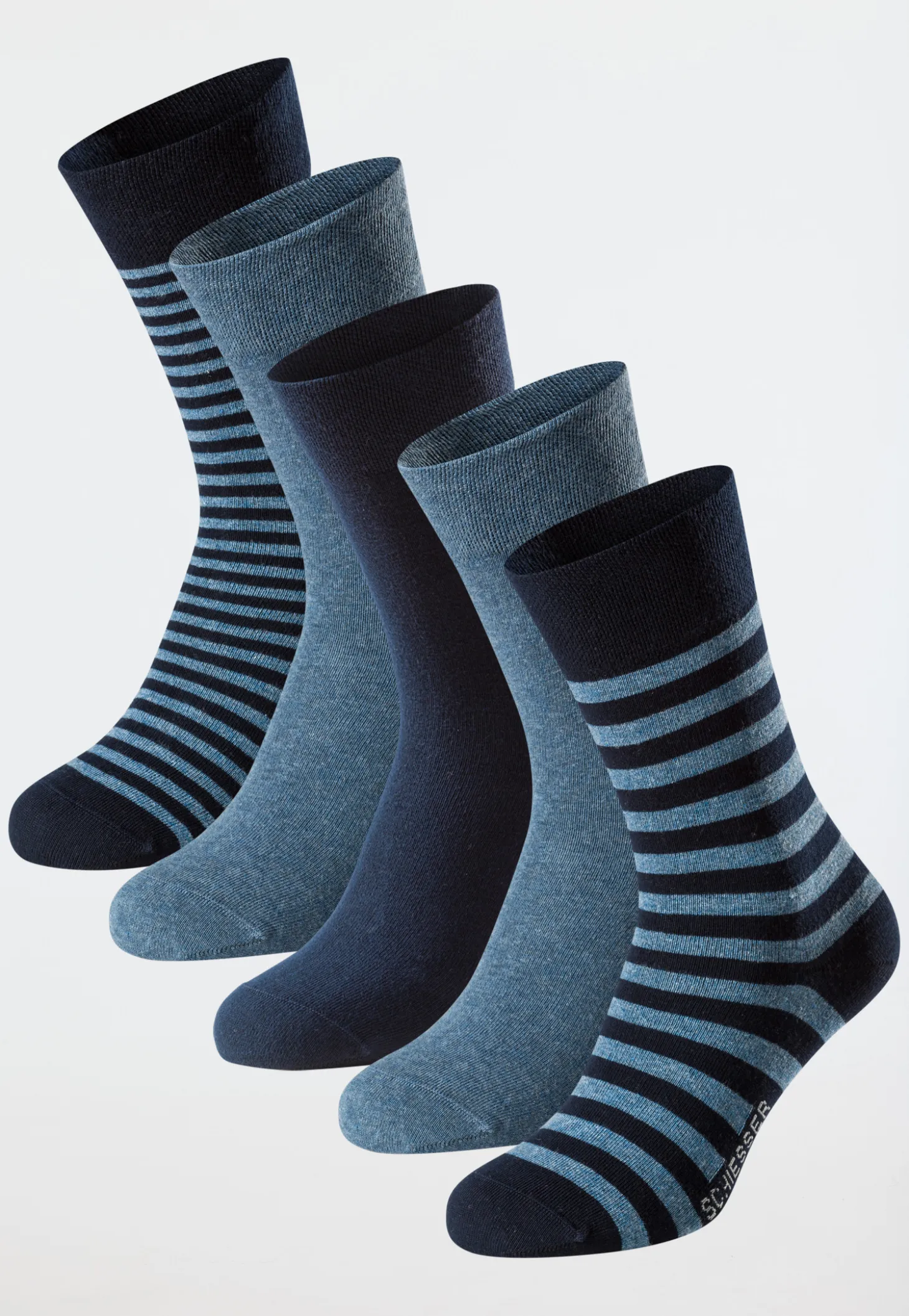 Herrensocken 5er-Pack mehrfarbig - Bluebird