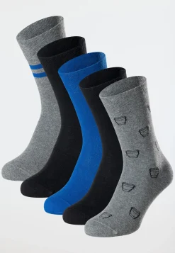 Herrensocken 5er-Pack mehrfarbig - Fashion