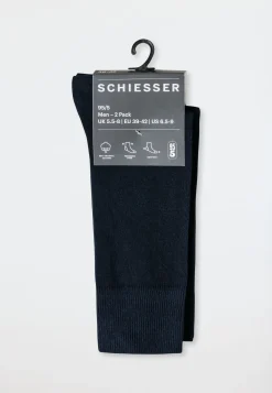 Herrensocken 2er-Pack nachtblau - 95/5