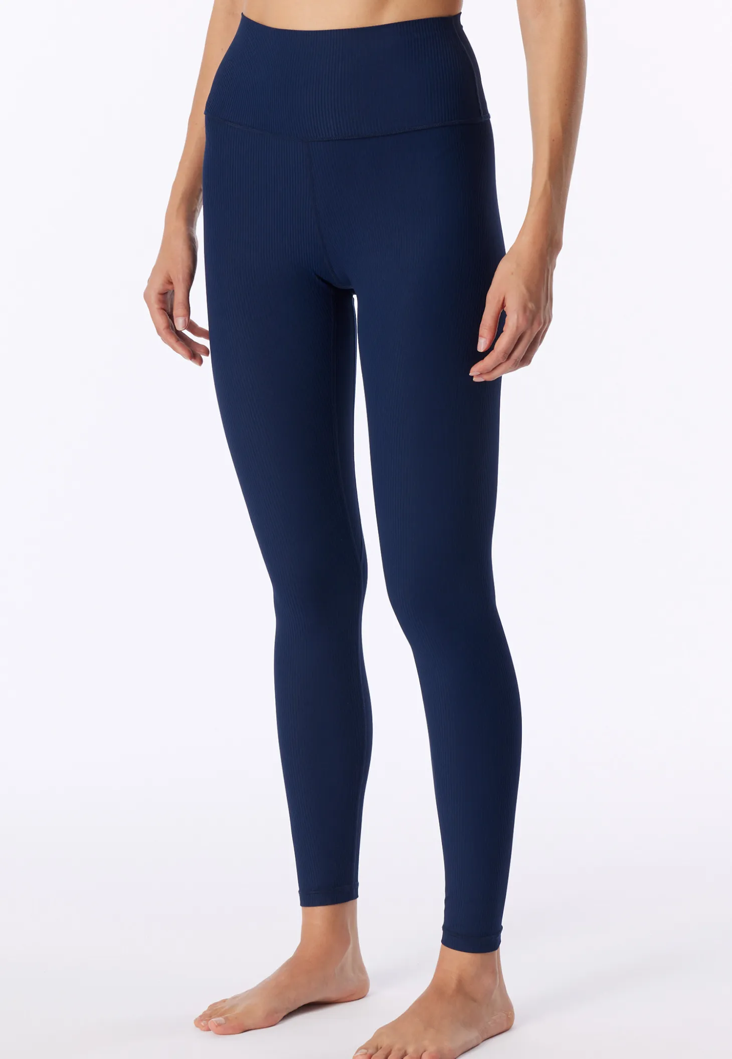 High Waist Leggings Feinripp admiral - SCHIESSER Active