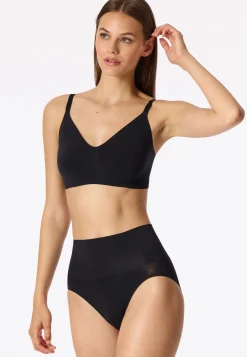 High Waist Rio Slip seamless Jersey schwarz - Seamless Contouring