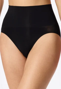 High Waist Rio Slip seamless Jersey schwarz - Seamless Contouring