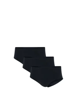 Hipster Slip 3er-Pack Schwarz - ADIDAS