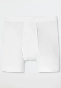Hose kurz Doppelripp mit Eingriff weiß - Essentials