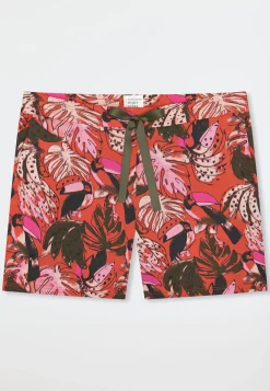 Hose kurz Dschungel terracotta - Mix+Relax