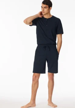 Hose kurz dunkelblau - Mix+Relax