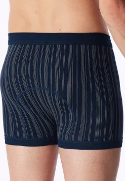 Hose kurz Feinripp 2er-Pack mit Eingriff dunkelblau gestreift - Original Classics
