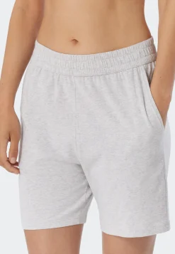 Hose kurz grau-meliert - Mix+Relax
