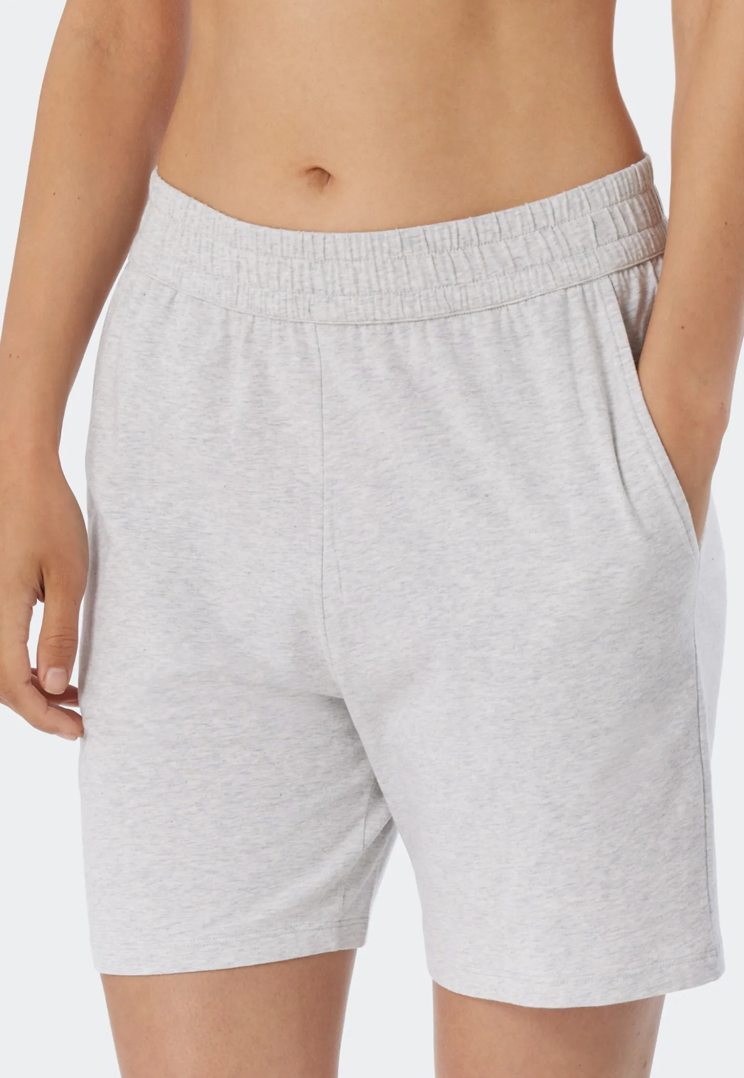 Hose kurz grau-meliert - Mix+Relax