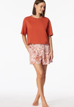 Hose kurz Heavy Single Jersey Muscheln multicolor - Mix+Relax