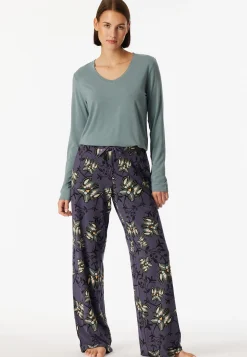 Hose lang Blumen multicolor - Mix+Relax