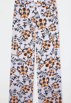 Hose lang Blumen multicolor - Mix+Relax