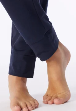 Hose lang Bündchen deep blue - Mix+Relax