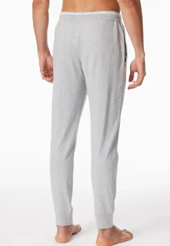 Hose lang Bündchen grau meliert - Mix+Relax