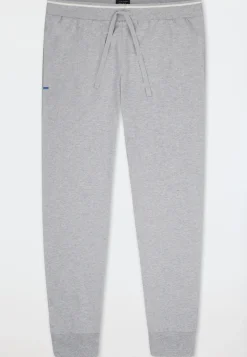 Hose lang Bündchen grau meliert - Mix+Relax