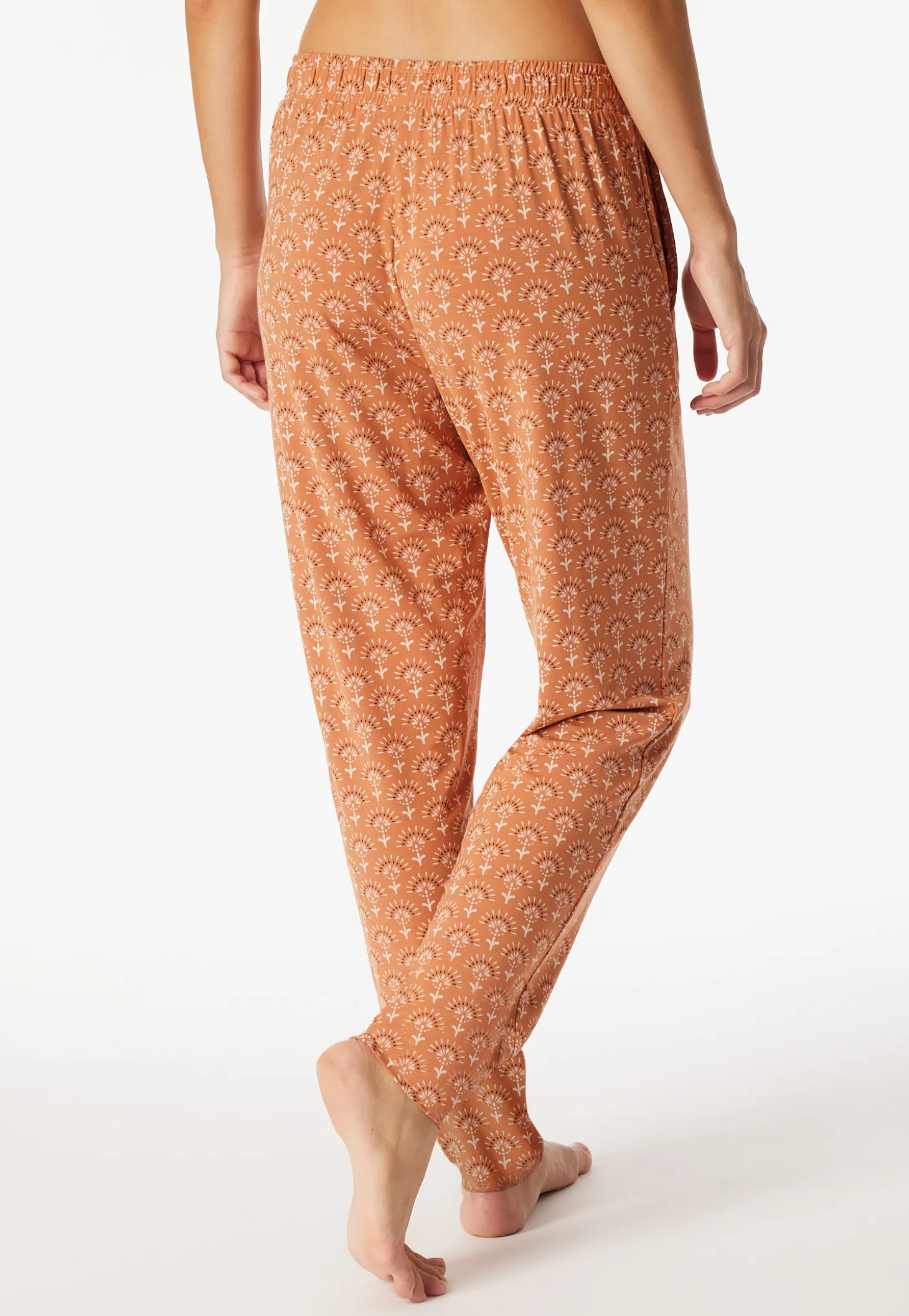 Hose lang Bündchen Ornament multicolor - Mix+Relax