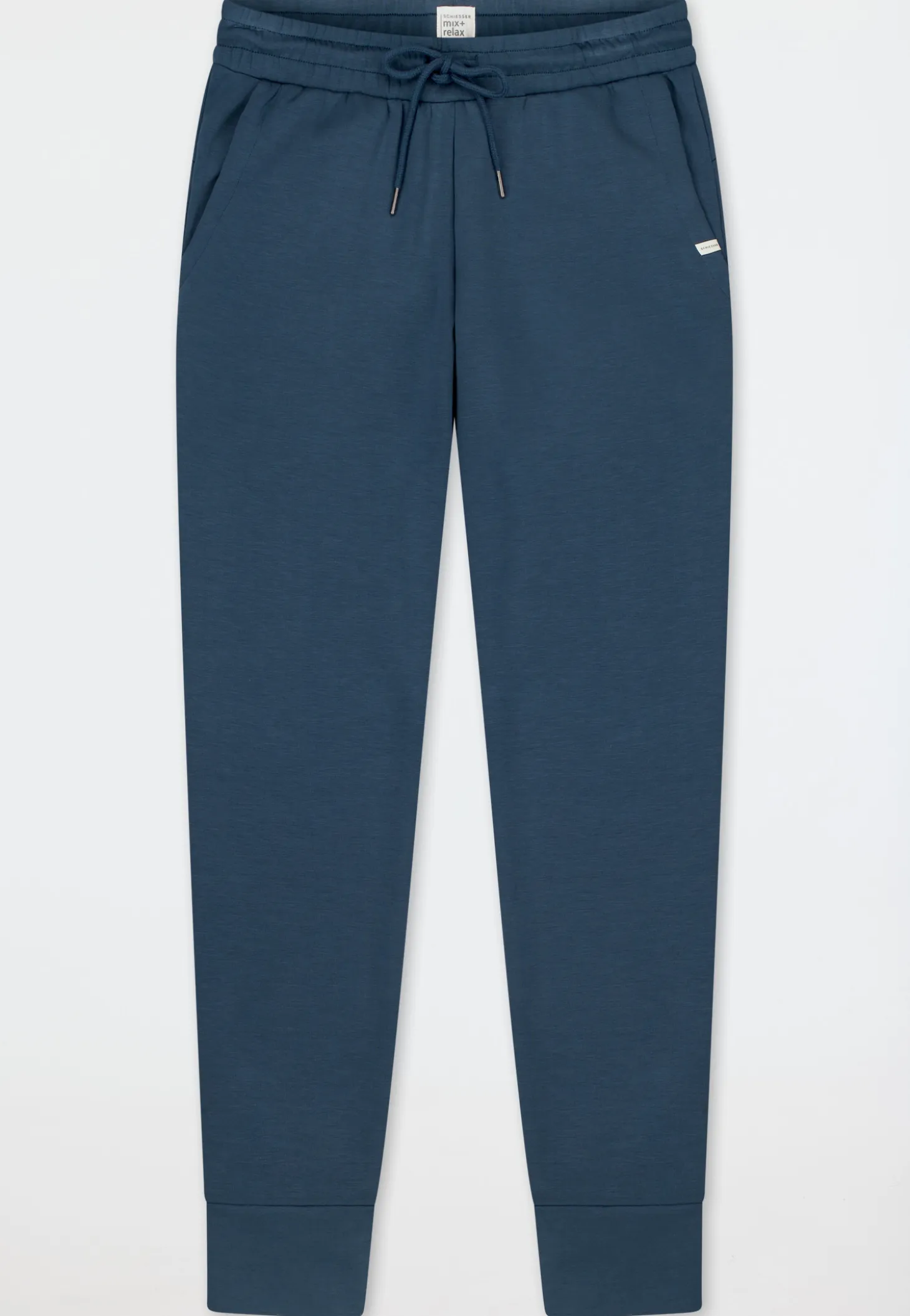 Hose lang Doubleface Bündchen deep blue - Mix+Relax