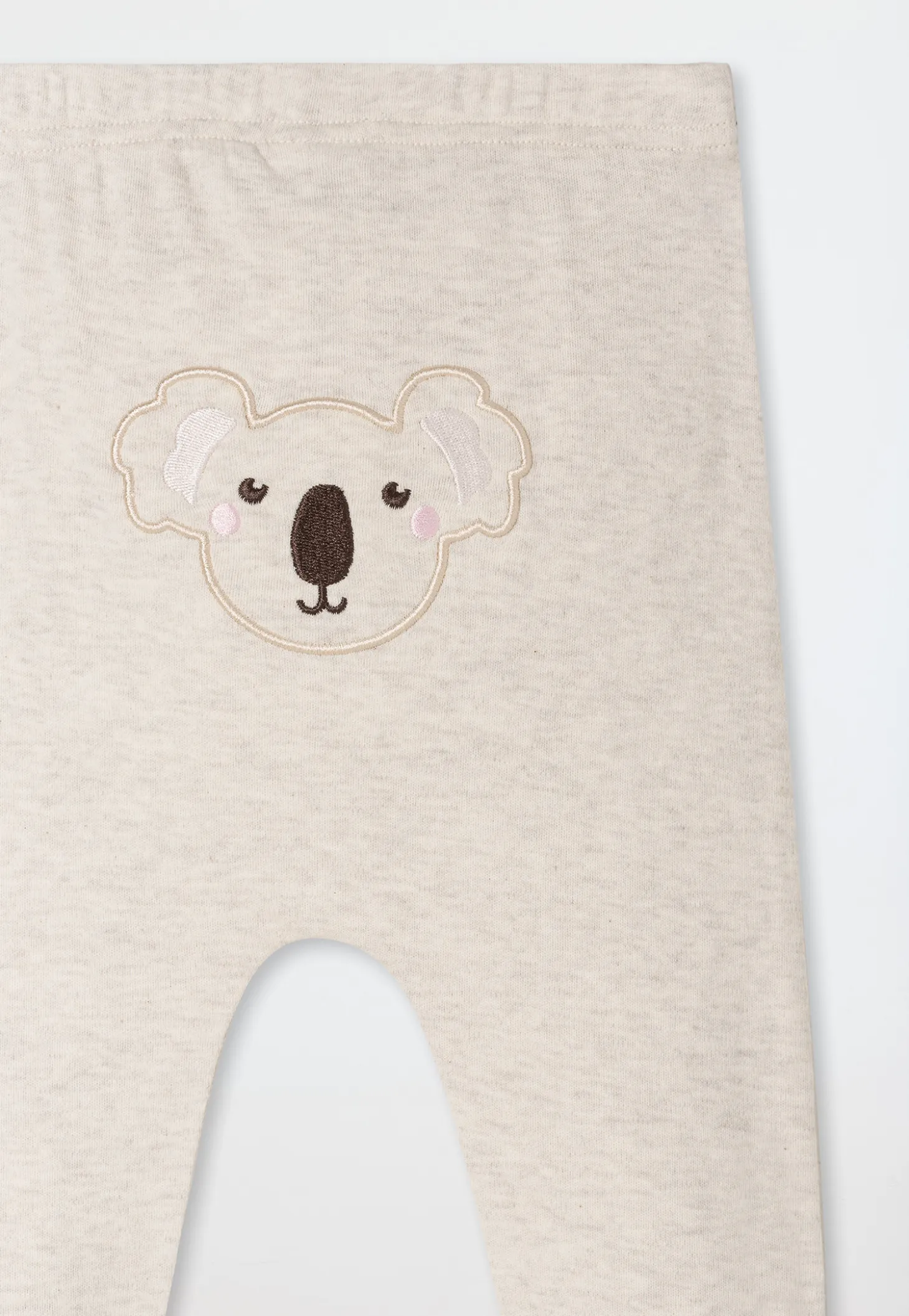 Hose lang 3er-Pack Interlock Koala mehrfarbig - Baby