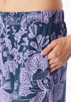 Hose lang Heavy Single Jersey Blumen multicolor - Mix+Relax