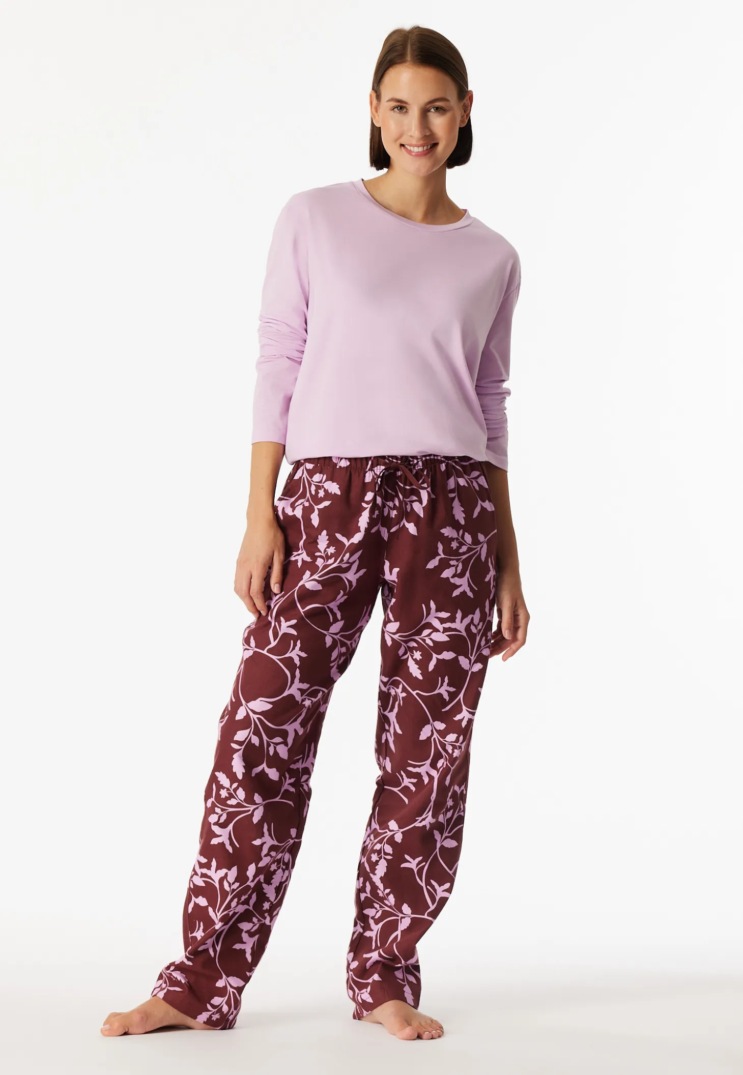 Hose lang multicolor gemustert - Mix+Relax