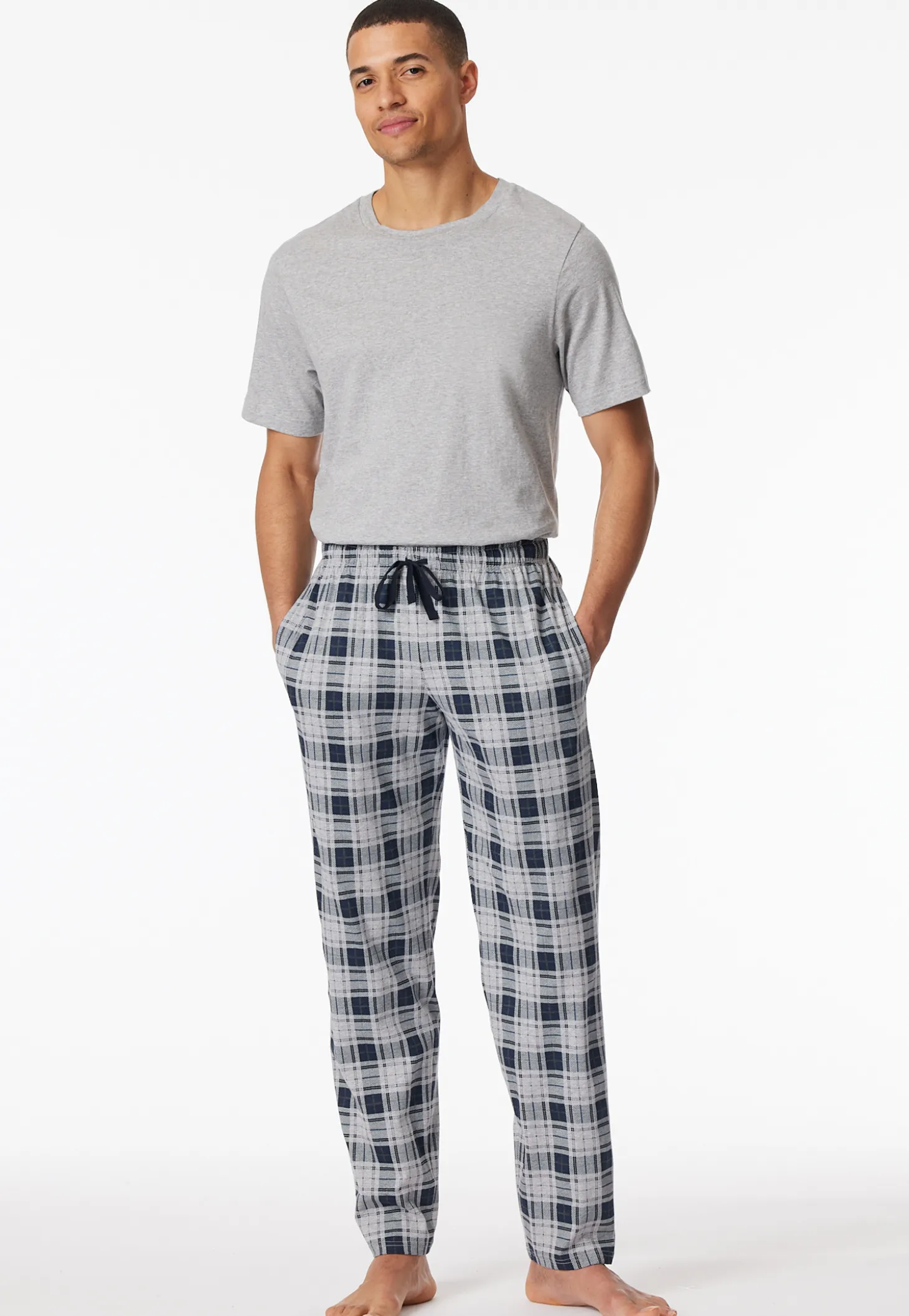 Hose lang multicolor kariert - Mix+Relax