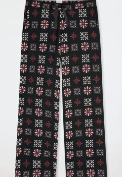 Hose lang Ornament schwarz - Mix+Relax