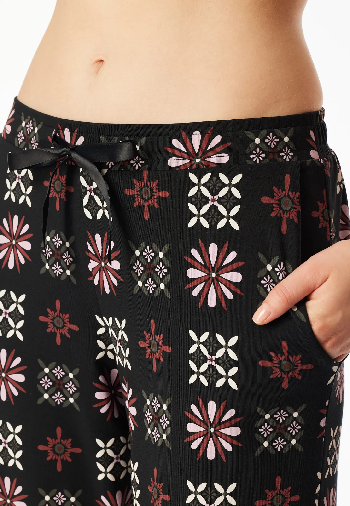 Hose lang Ornament schwarz - Mix+Relax