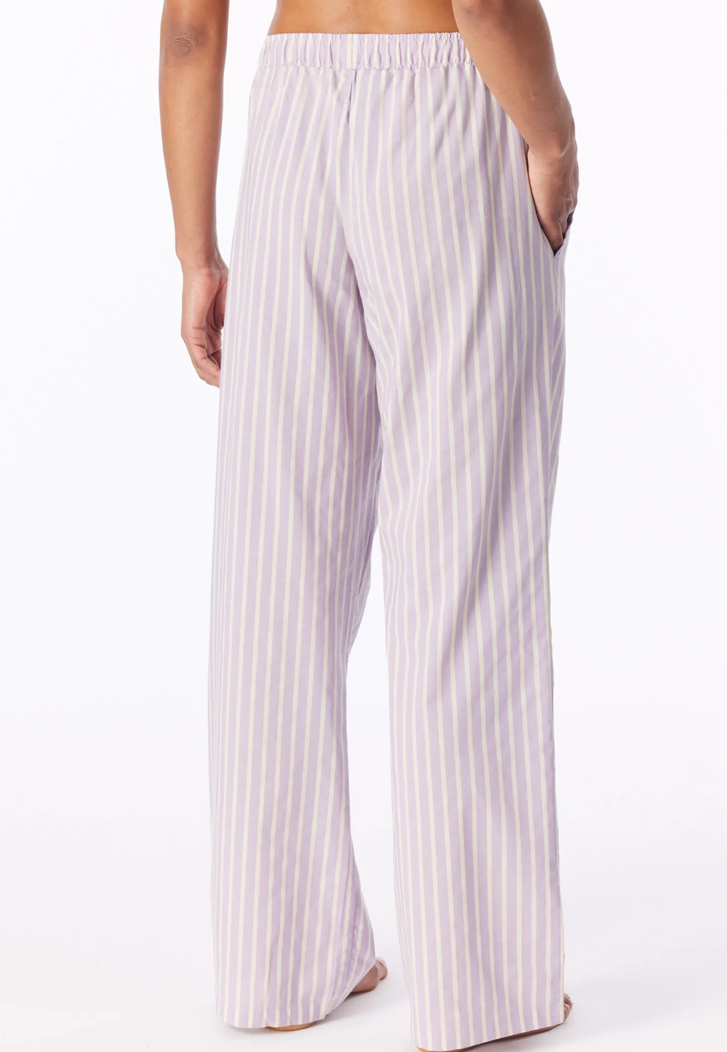 Hose lang Viskose-Webware Streifen multicolor Mix+Relax