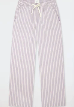 Hose lang Viskose-Webware Streifen multicolor Mix+Relax