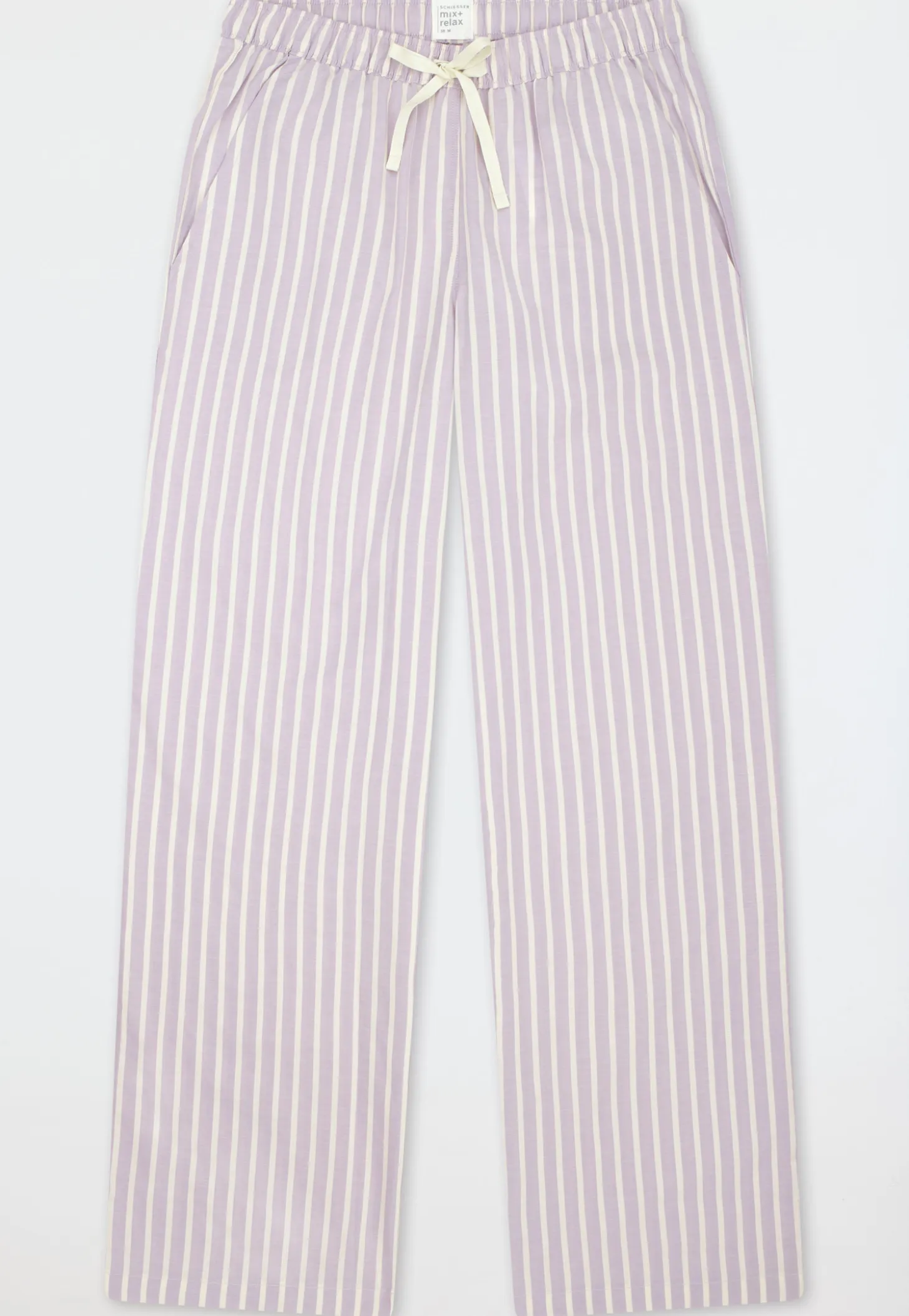 Hose lang Viskose-Webware Streifen multicolor Mix+Relax
