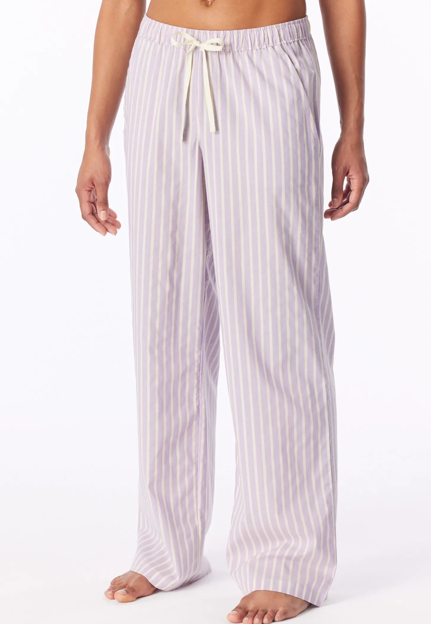 Hose lang Viskose-Webware Streifen multicolor Mix+Relax
